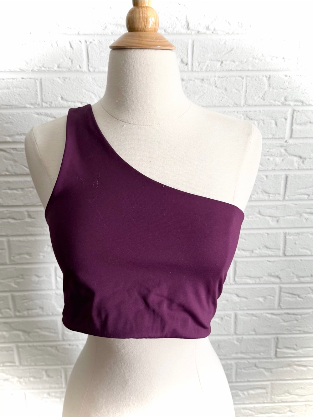 Girlfriend Collective Asymmetrical One Shoulder Sports Bra Size Large